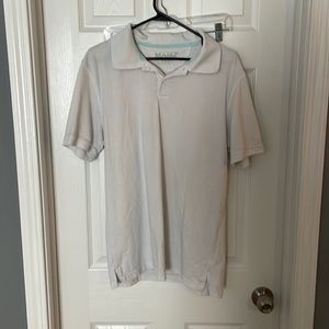 Marq 5 white Polo shirt, XL but fits like L